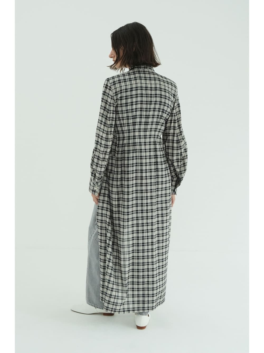 CLANE(クラネ) UP POCKET CHECK SHIRT ONEPIECE - COLDBECK ONLINE