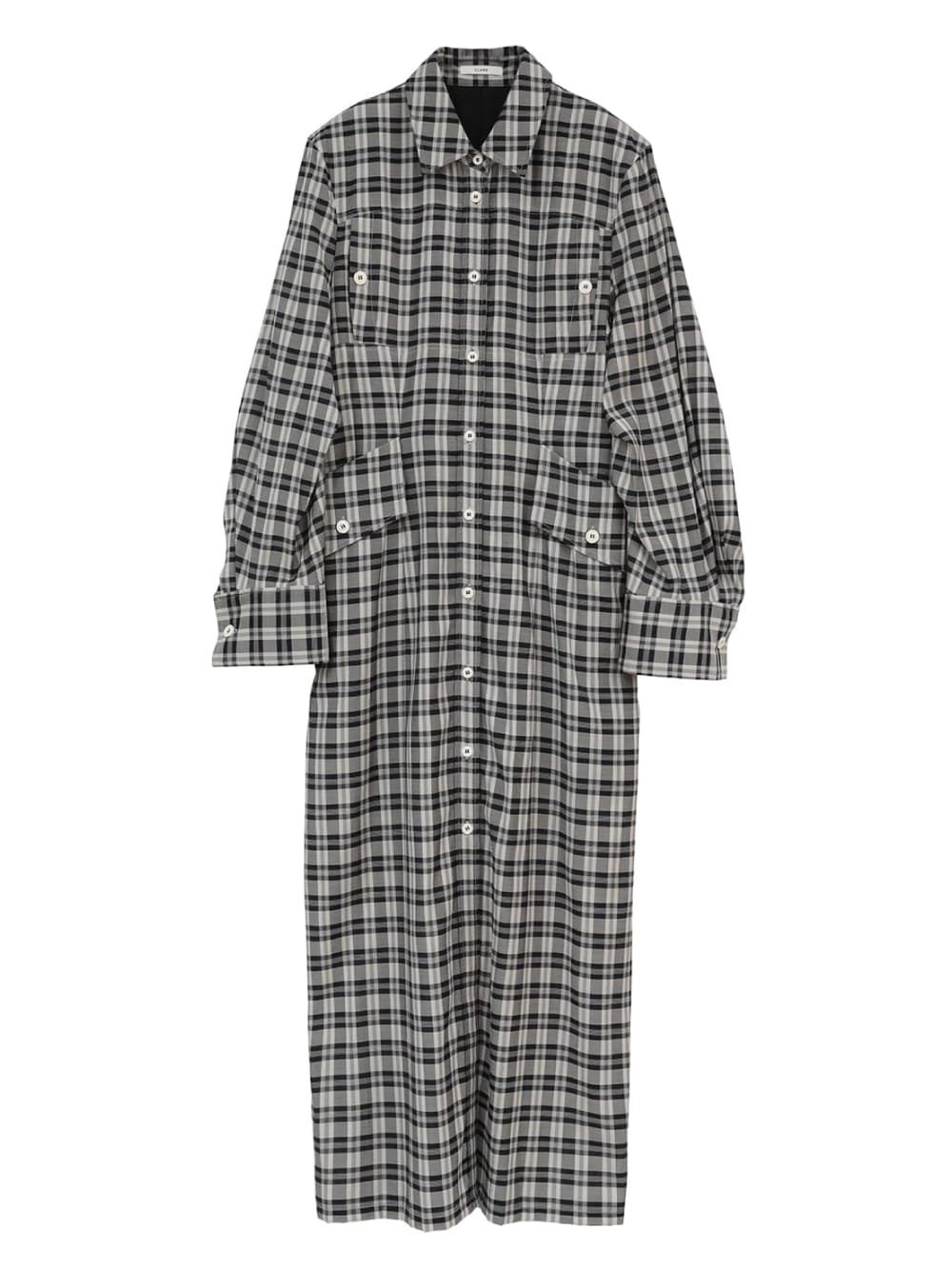 CLANE(クラネ) UP POCKET CHECK SHIRT ONEPIECE - COLDBECK ONLINE