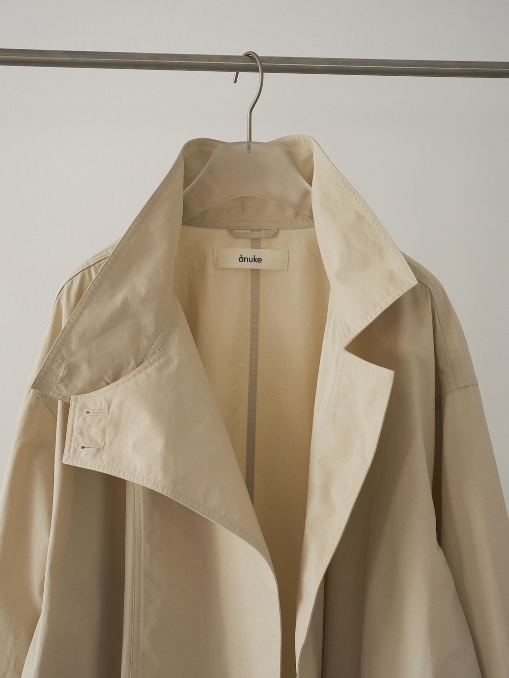 anuke(アンヌーク) Standcollar Long Coat