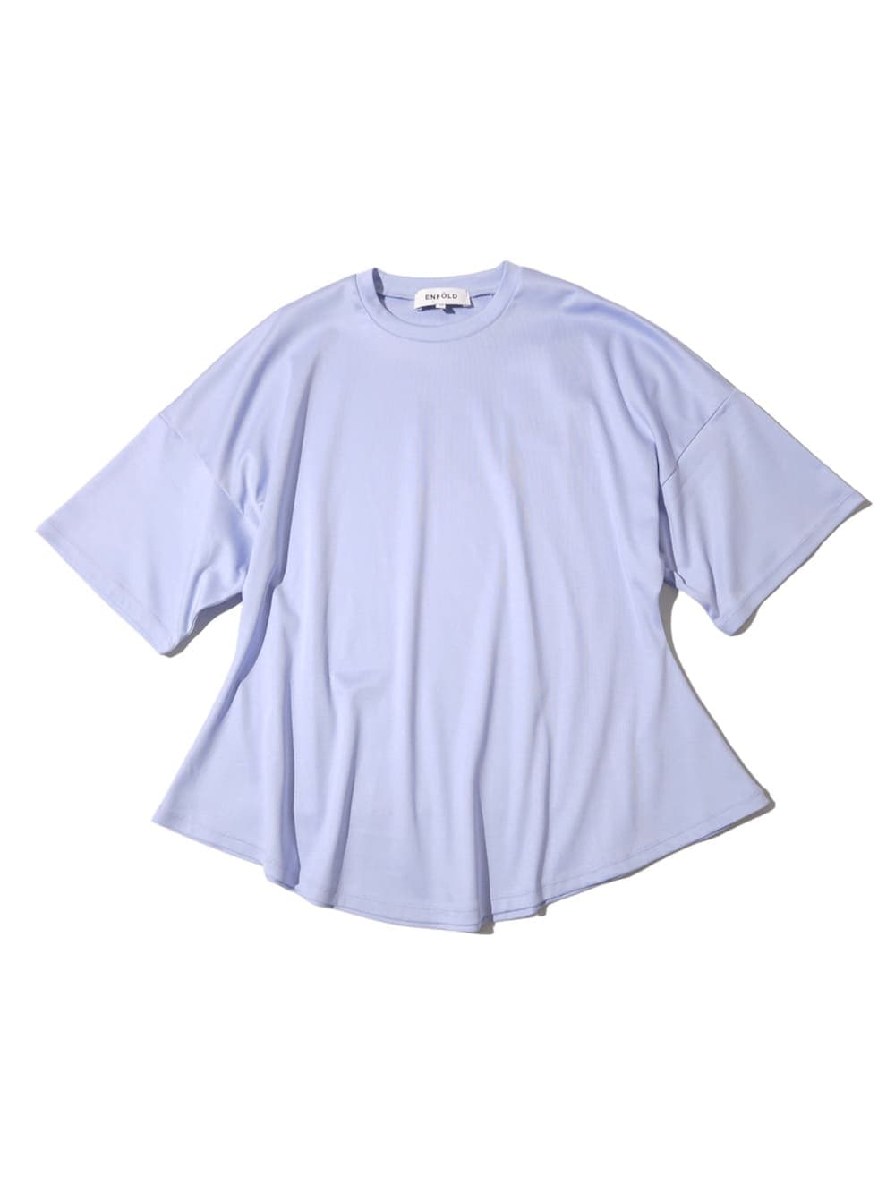 トップス ENFOLD PETAL-HEM T-SHIRT ENFOLD(エンフォルド) PEPLUM LOOSE T-SHIRT - COLDBECK ONLINE