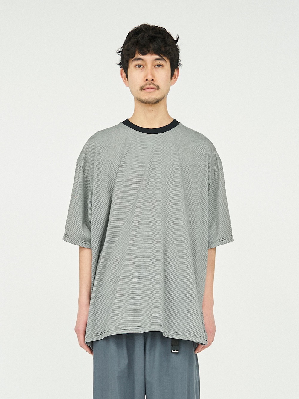 フレッシュサービス MICRO BORDER S/S TEE W*B L FreshService(フレッシュサービス) MICRO BORDER S/S TEE - COLDBECK