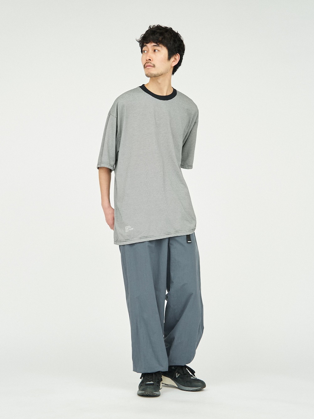 フレッシュサービス MICRO BORDER S/S TEE W*B L FreshService(フレッシュサービス) MICRO BORDER S/S TEE - COLDBECK