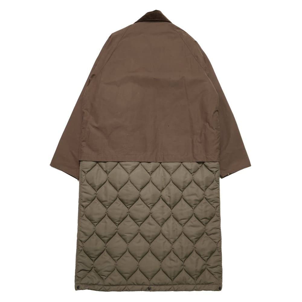 サイ Scye MA-1 フェイクレイヤード ドッキングデザイン オリーブ 38 SALE】Scye(サイ) Wax Cotton Layered Coat - COLDBECK ONLINE