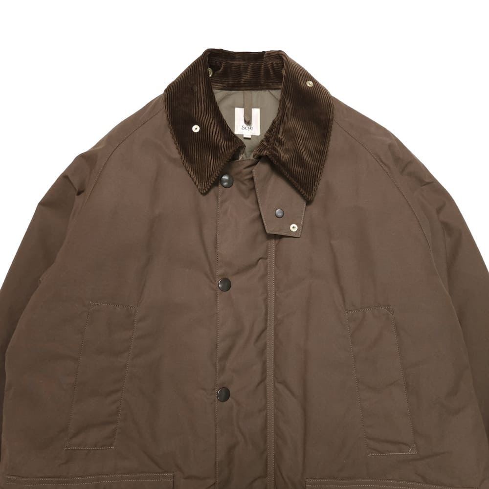 サイ Scye MA-1 フェイクレイヤード ドッキングデザイン オリーブ 38 SALE】Scye(サイ) Wax Cotton Layered Coat - COLDBECK ONLINE