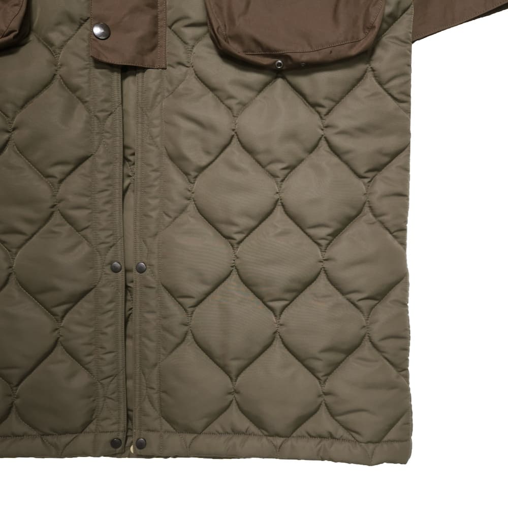 サイ Scye MA-1 フェイクレイヤード ドッキングデザイン オリーブ 38 SALE!】Scye (サイ) Waxed Cotton Layered Coat [DARK BRONZE]