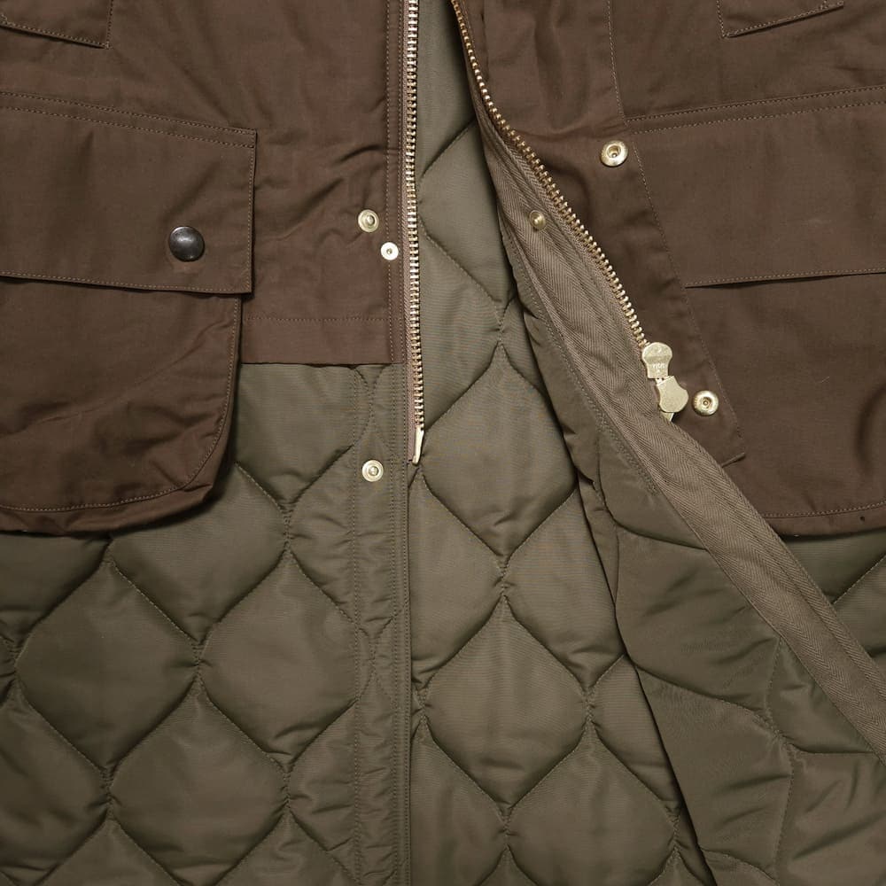 【SALE】Scye(サイ) Wax Cotton Layered Coat