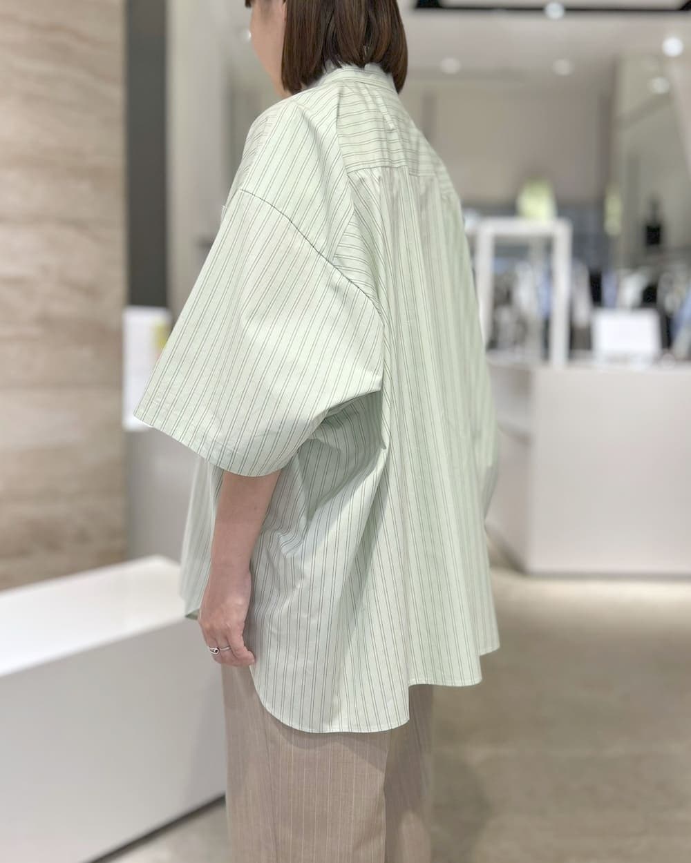 ENFOLD(エンフォルド) 3/4 SLEEVE LOOSE SHIRT