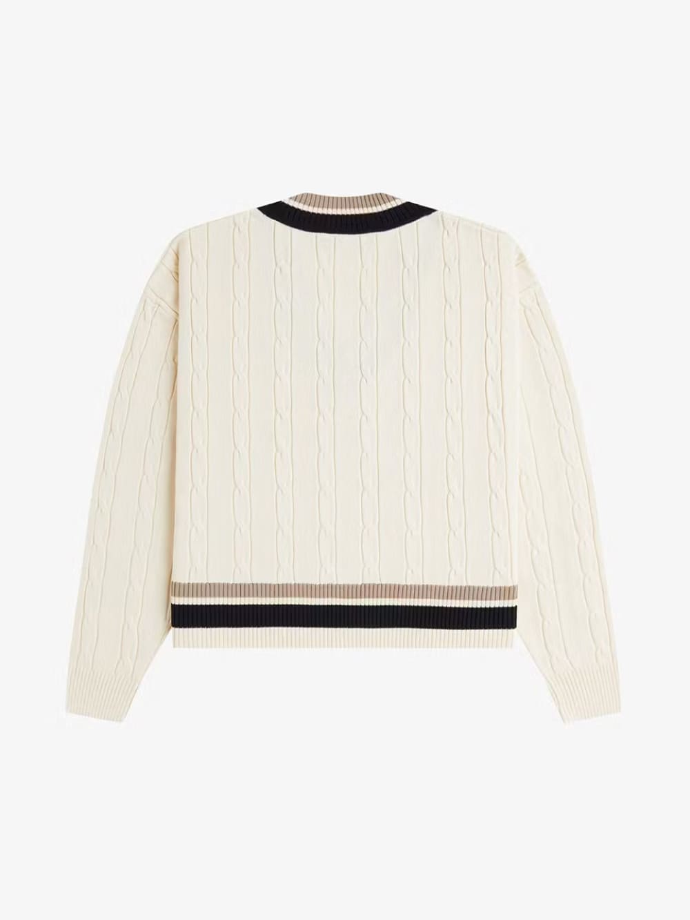 FRED PERRY(フレッドペリー) Bold Tipped Cable Knit Jumper