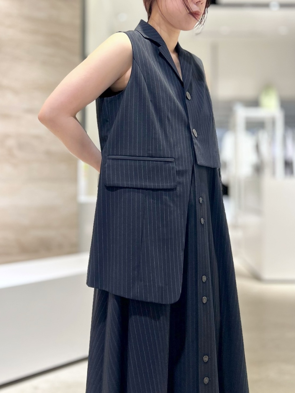 ENFOLD(エンフォルド) TAILORED VEST DRESS - COLDBECK ONLINE（コール