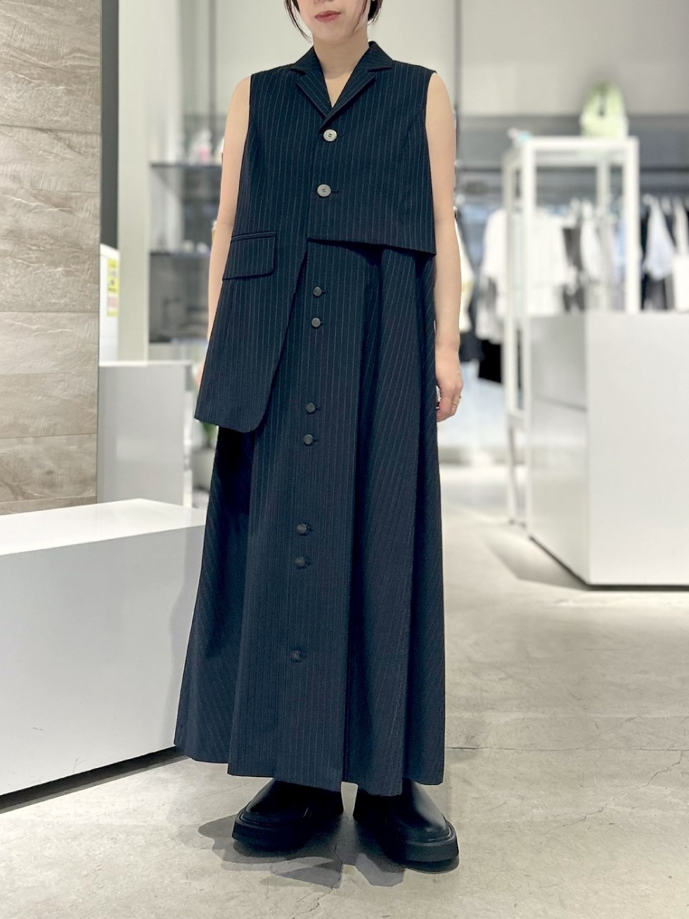 ENFOLD(エンフォルド) TAILORED VEST DRESS - COLDBECK ONLINE（コール
