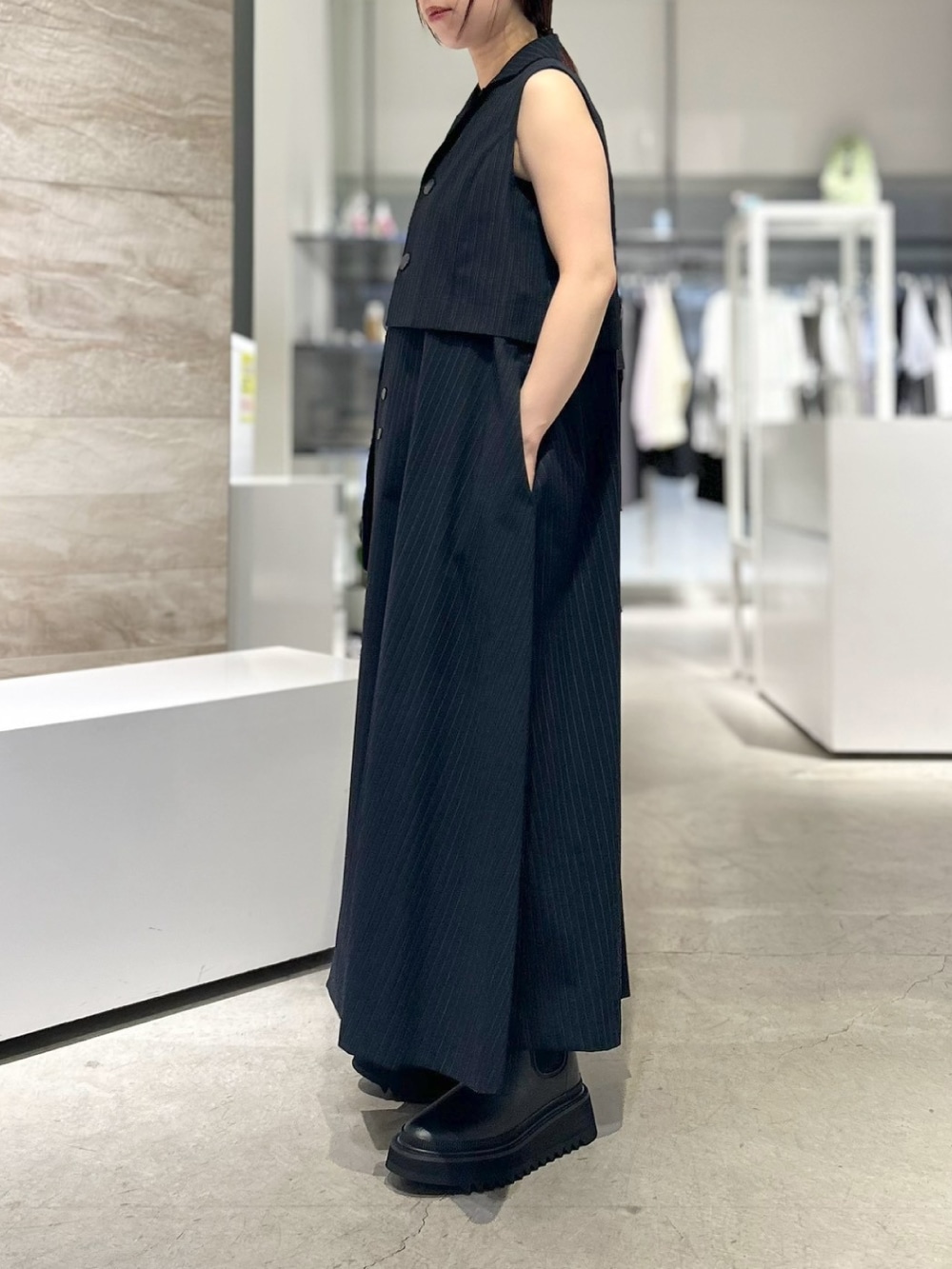 ENFOLD(エンフォルド) TAILORED VEST DRESS - COLDBECK ONLINE（コール