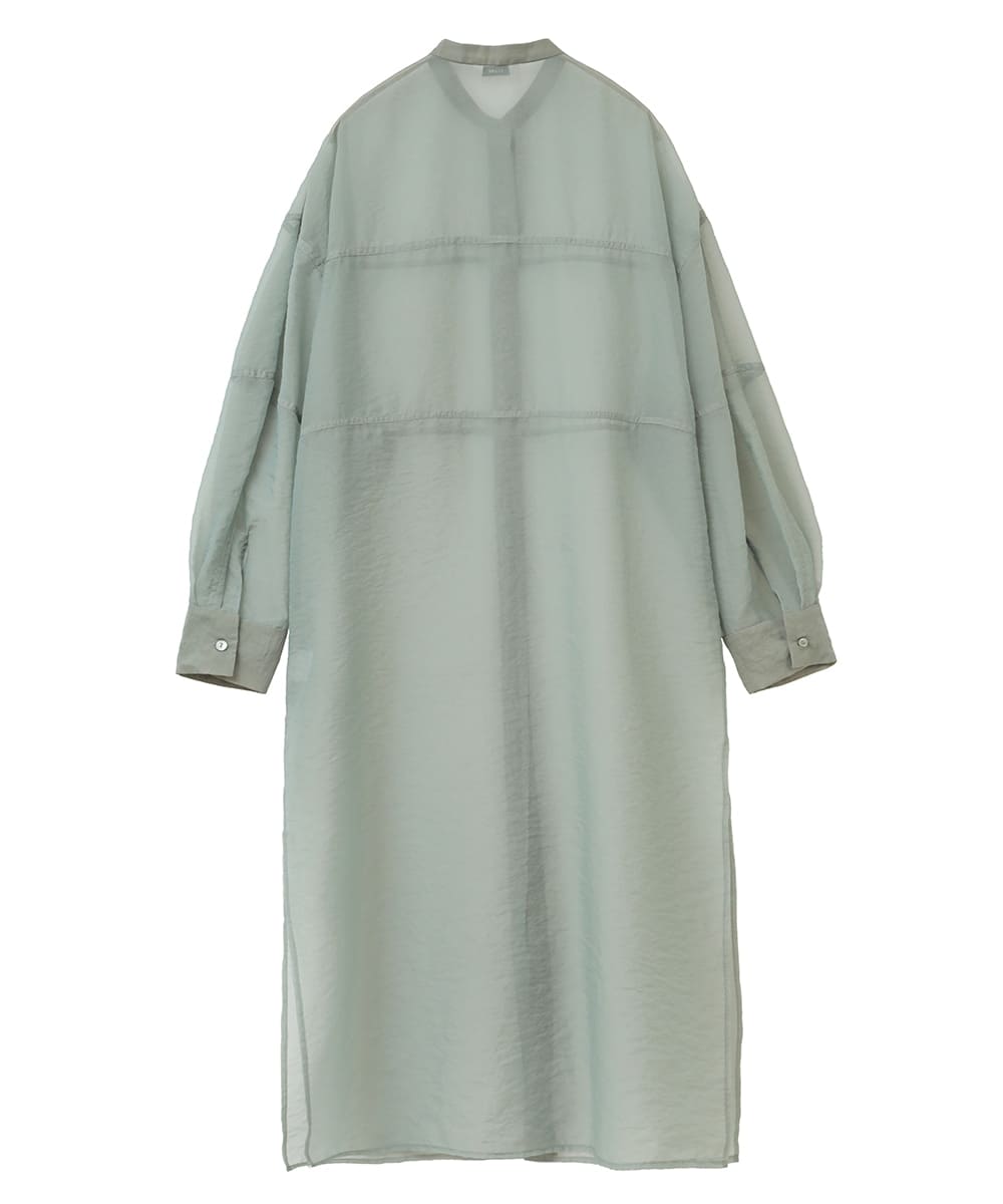 CLANE(クラネ) SWITCH DESIGN LONG SHEER SHIRT