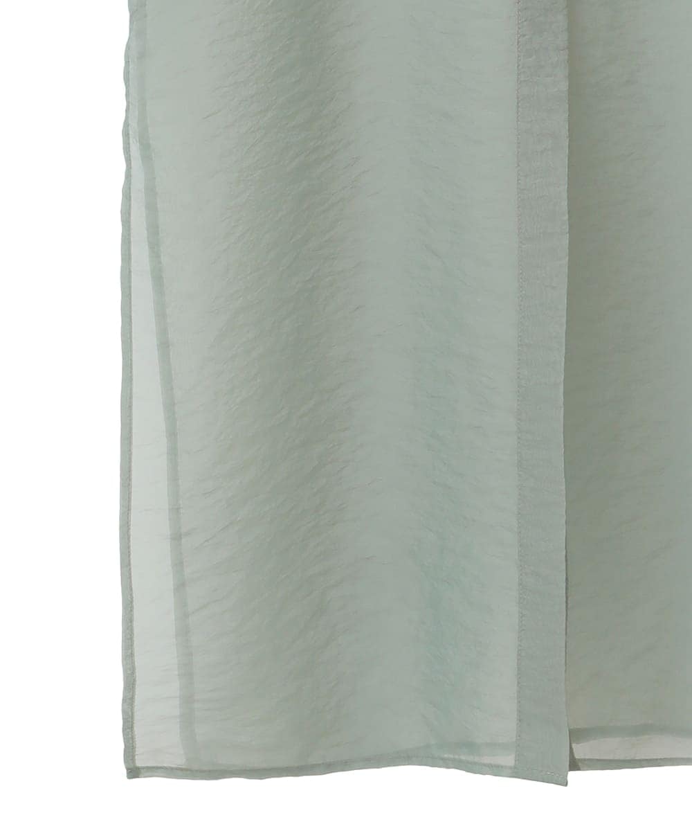 CLANE(クラネ) SWITCH DESIGN LONG SHEER SHIRT