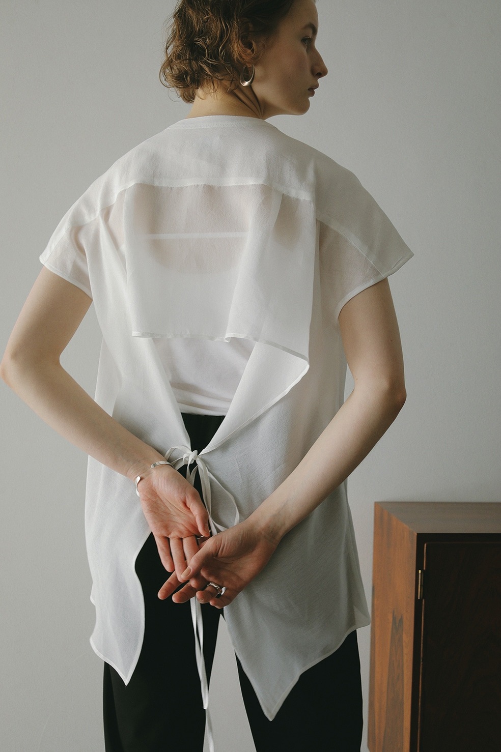 MANOF(マノフ) BACK OPEN SHIRT