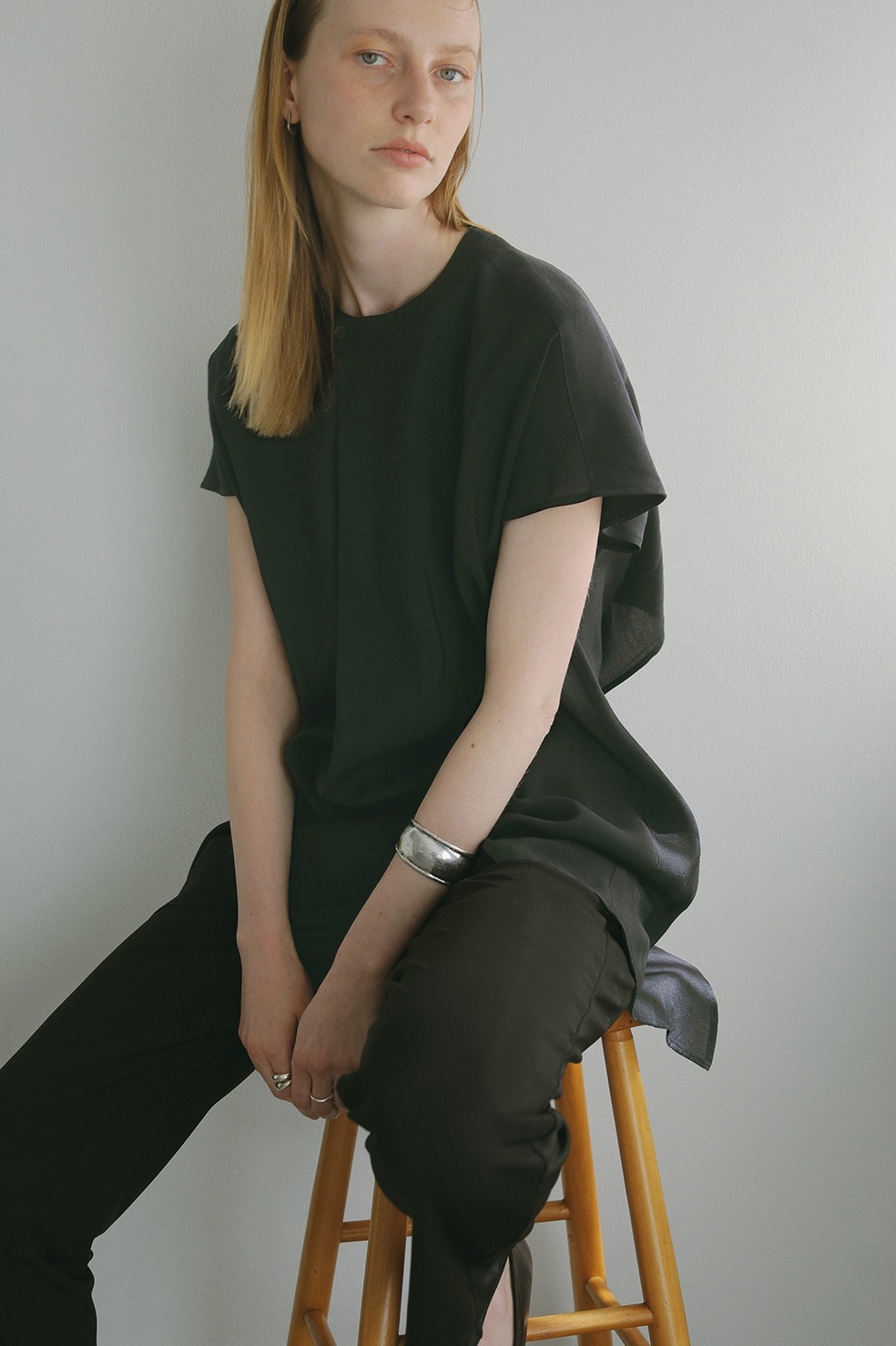 MANOF(マノフ) BACK OPEN SHIRT