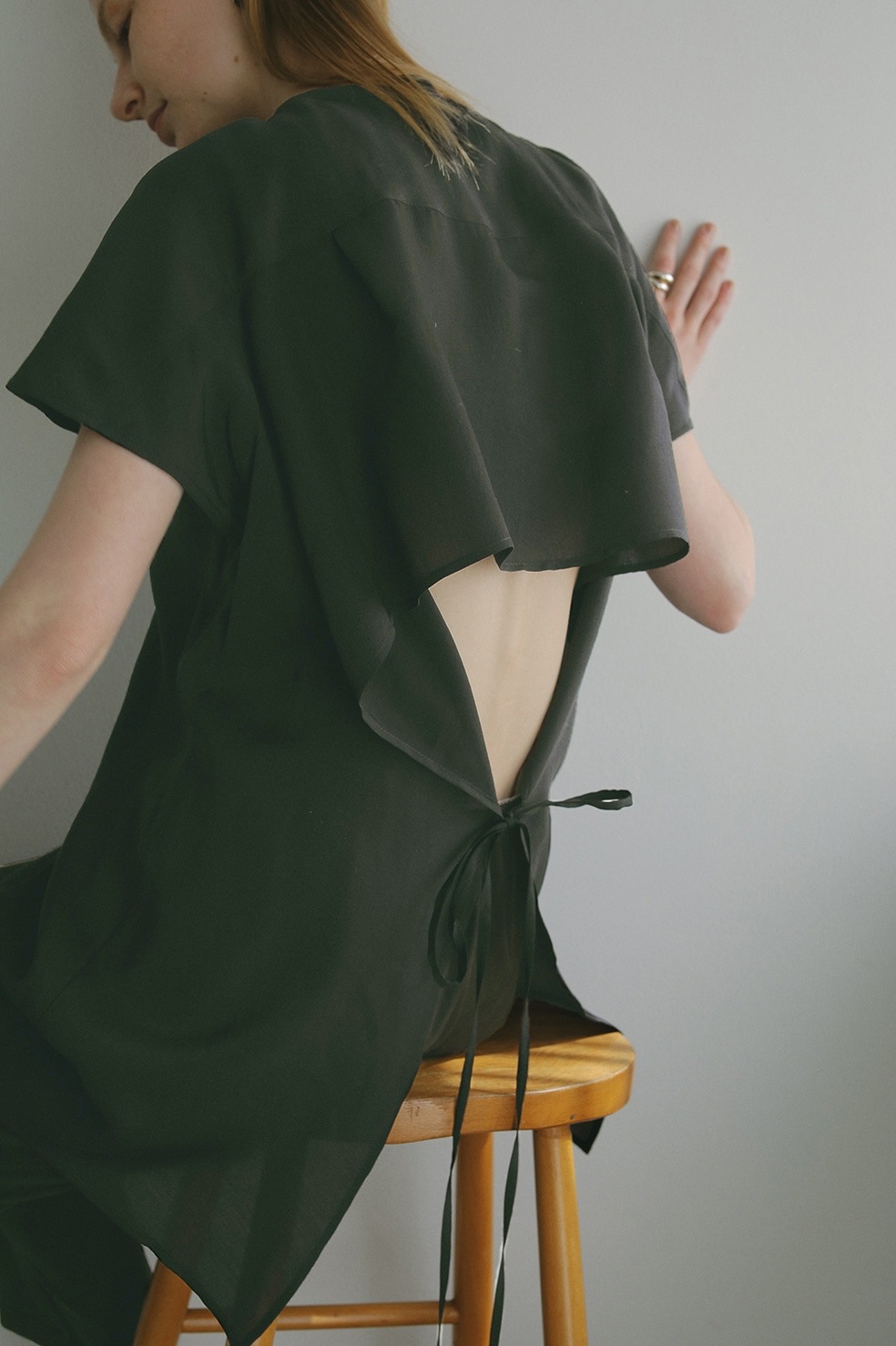 MANOF(マノフ) BACK OPEN SHIRT