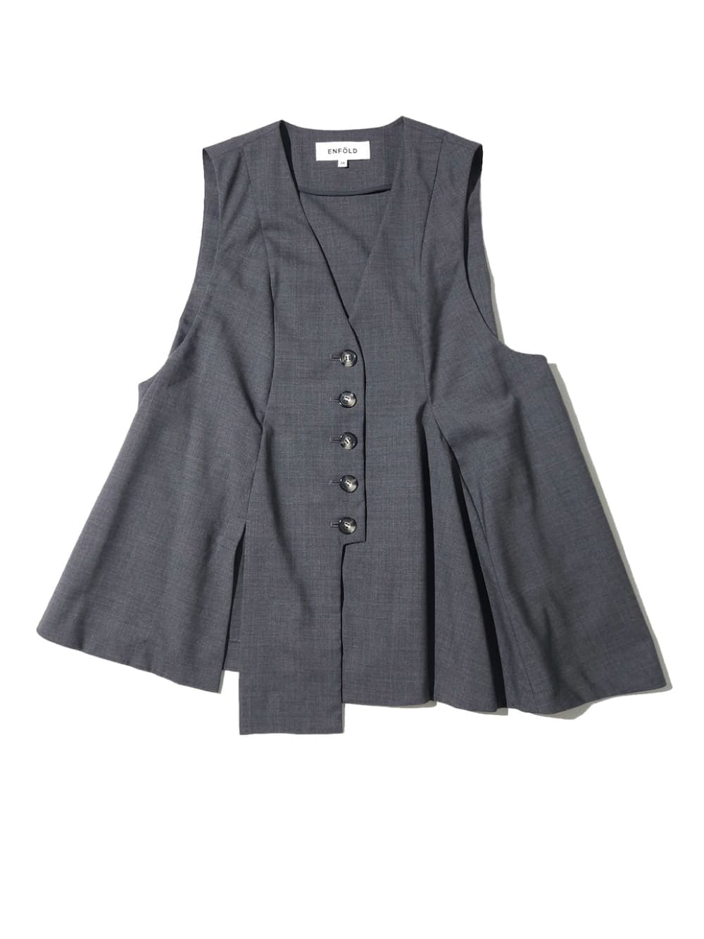 コータローエンフォルドフレアベスト FLARE VAST｜38｜C.GRY｜JACKET｜|ENFÖLD OFFICIAL ONLINE STORE