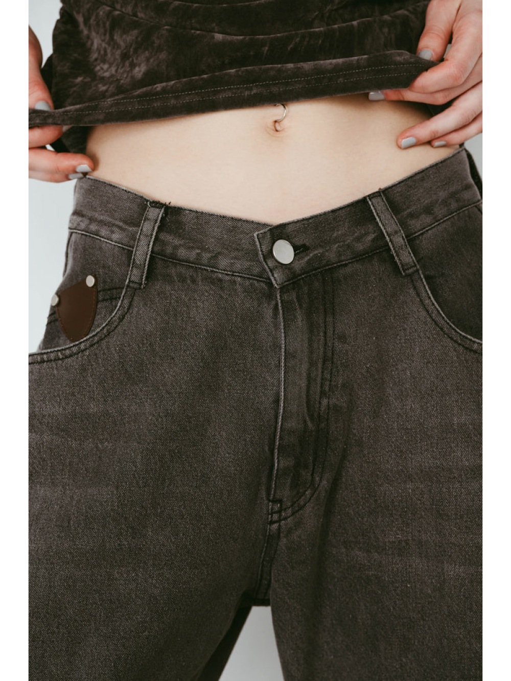 Knuth Marf(クヌースマーフ) wide bell-bottom denim pants