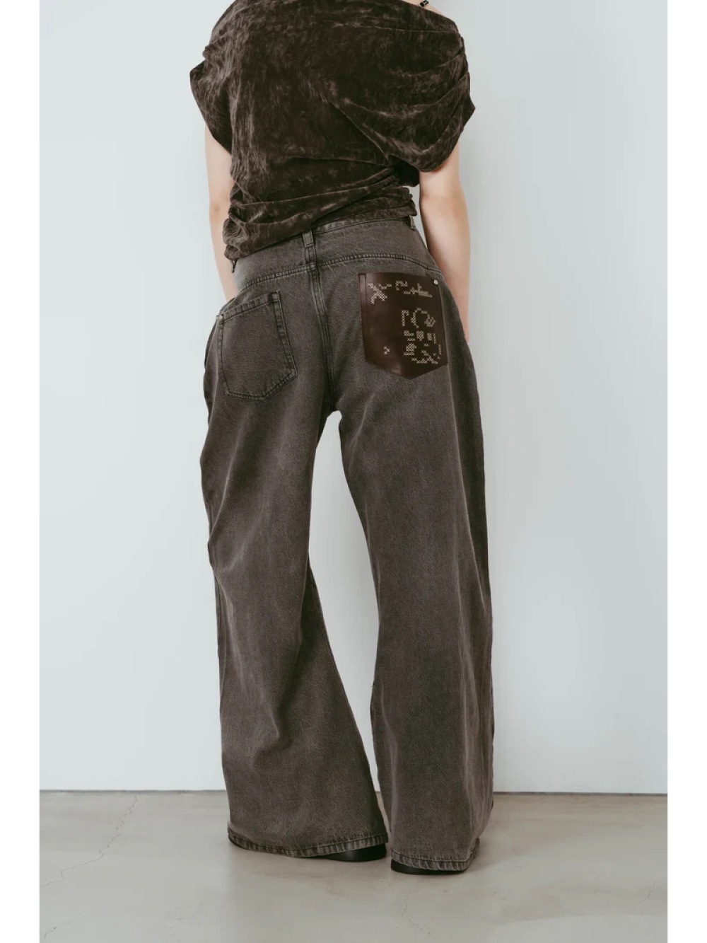 Knuth Marf(クヌースマーフ) wide bell-bottom denim pants