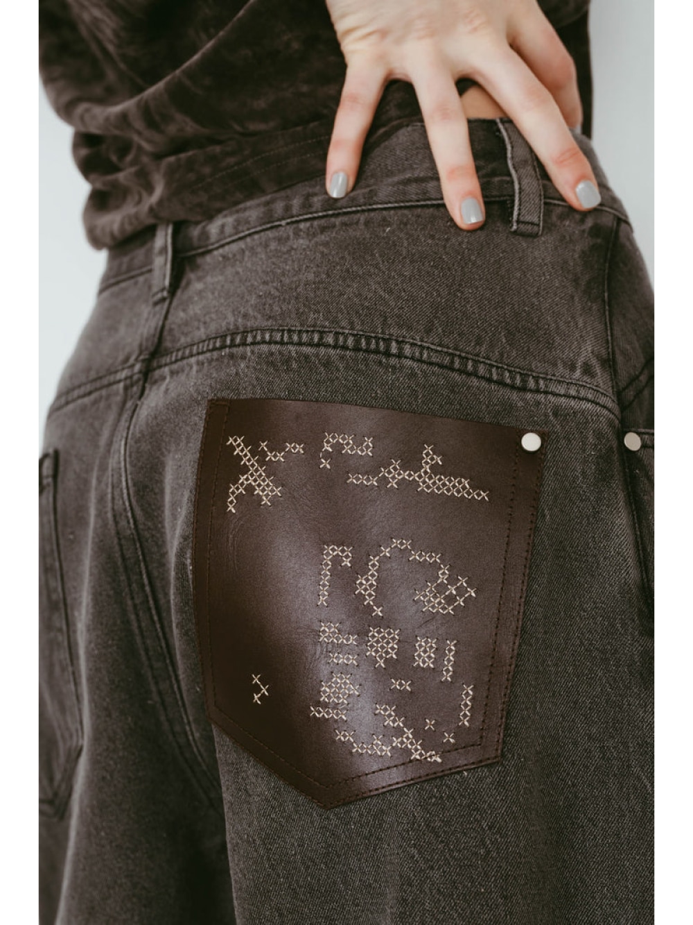 Knuth Marf(クヌースマーフ) wide bell-bottom denim pants