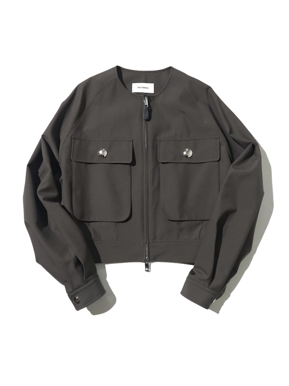THE RERACS(ザリラクス) RERACS COLLARLESS ZIPUP BLOUSON
