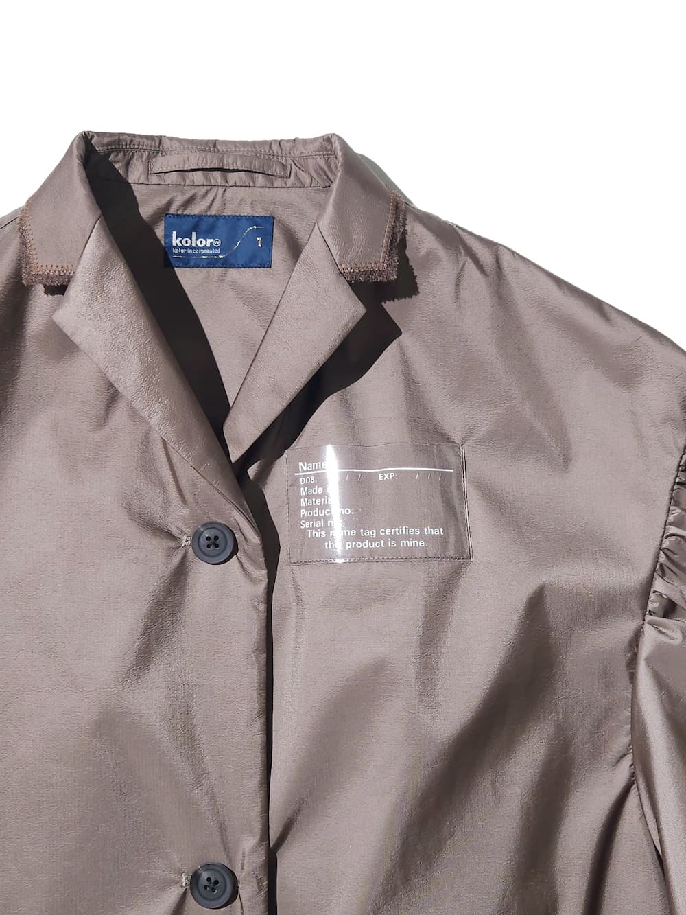 SALE】kolor(カラー) リップストップスリーレイヤー コート - COLDBECK