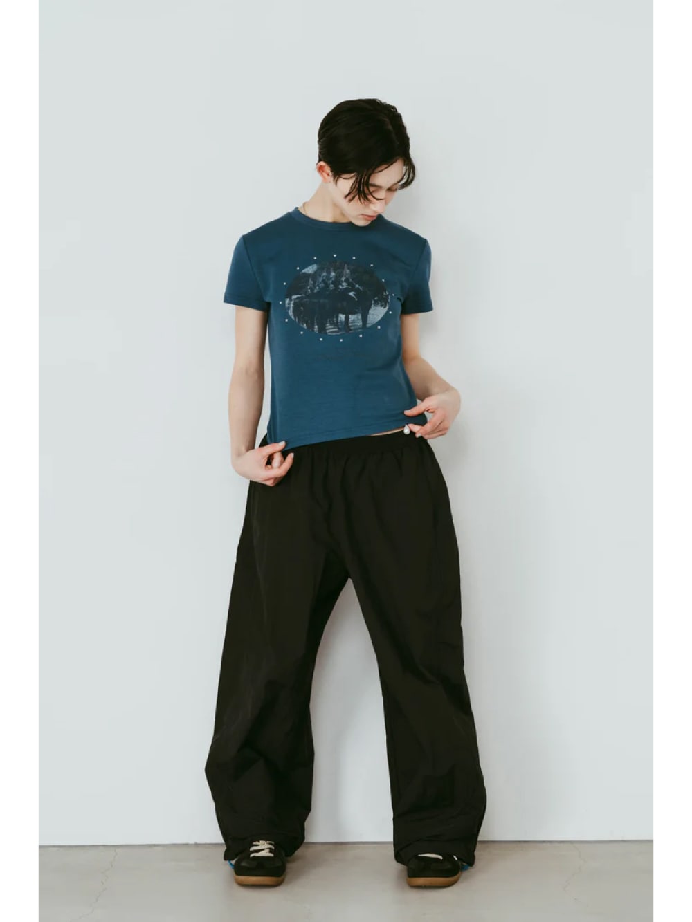 Knuth Marf(クヌースマーフ) studded compact tee