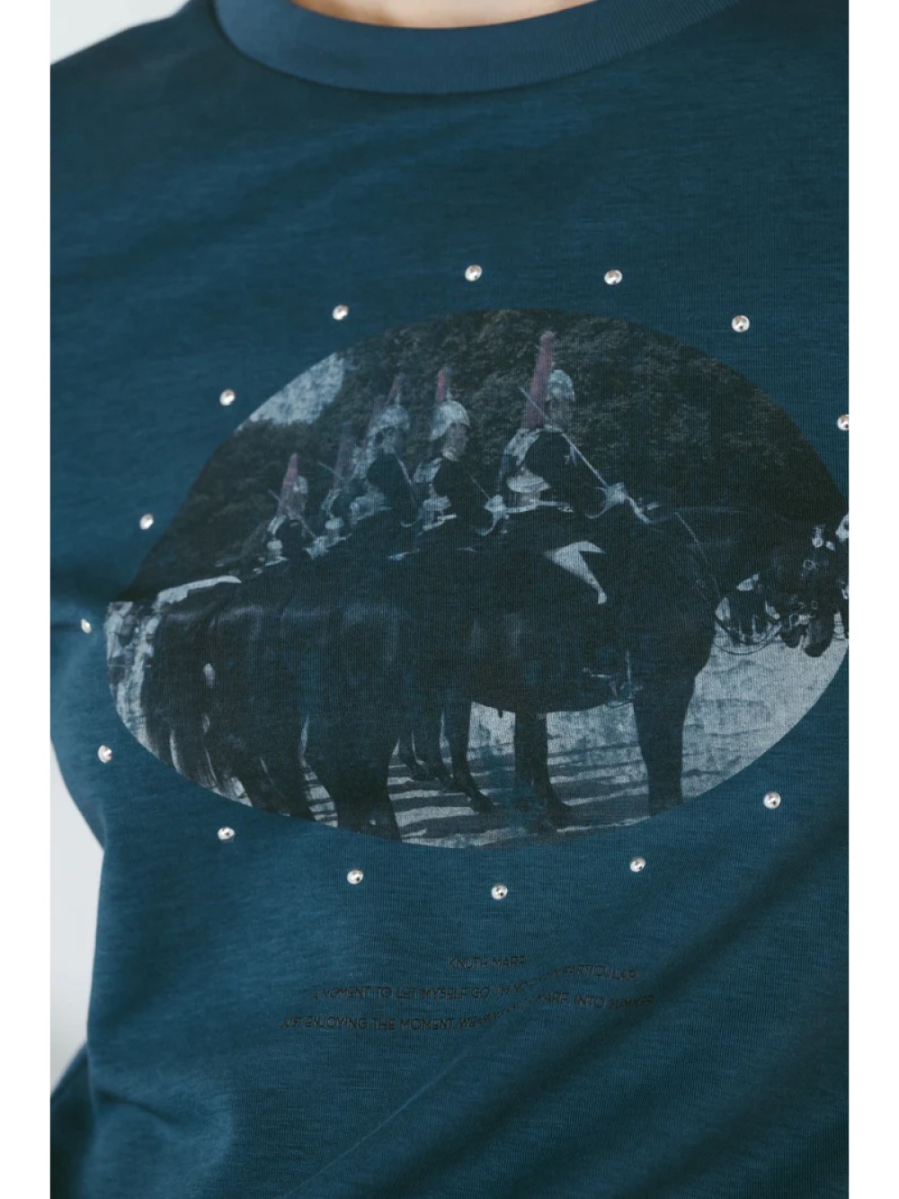 Knuth Marf(クヌースマーフ) studded compact tee