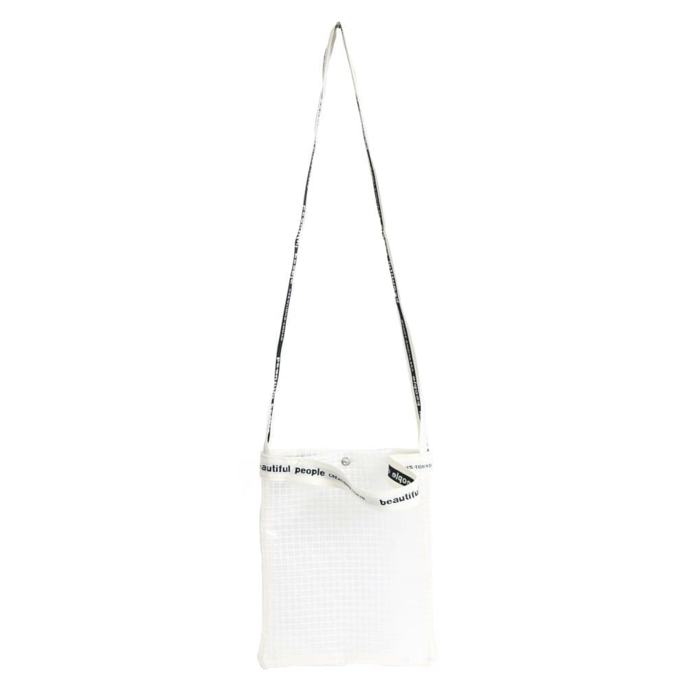 beautiful people サコッシュ beautiful people(ビューティフルピープル) ビニールロゴテープ