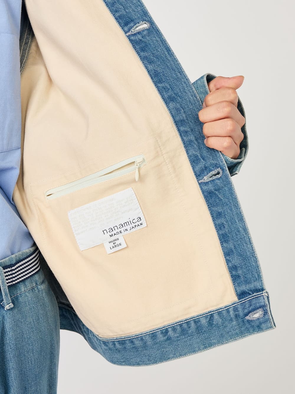 nanamica(ナナミカ) Short Denim Jacket