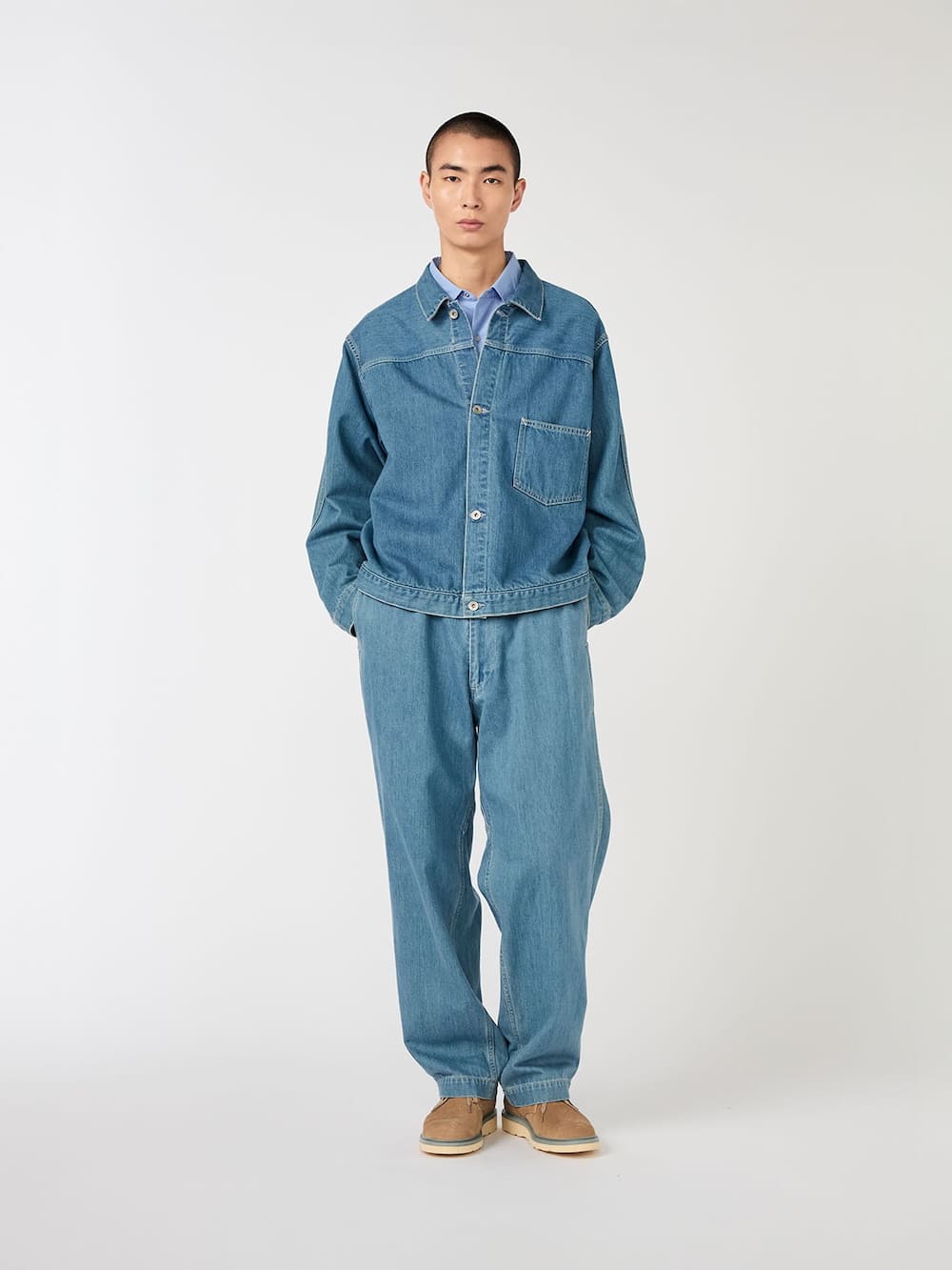 nanamica(ナナミカ) Short Denim Jacket