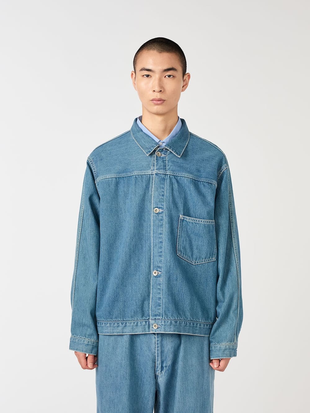nanamica(ナナミカ) Short Denim Jacket