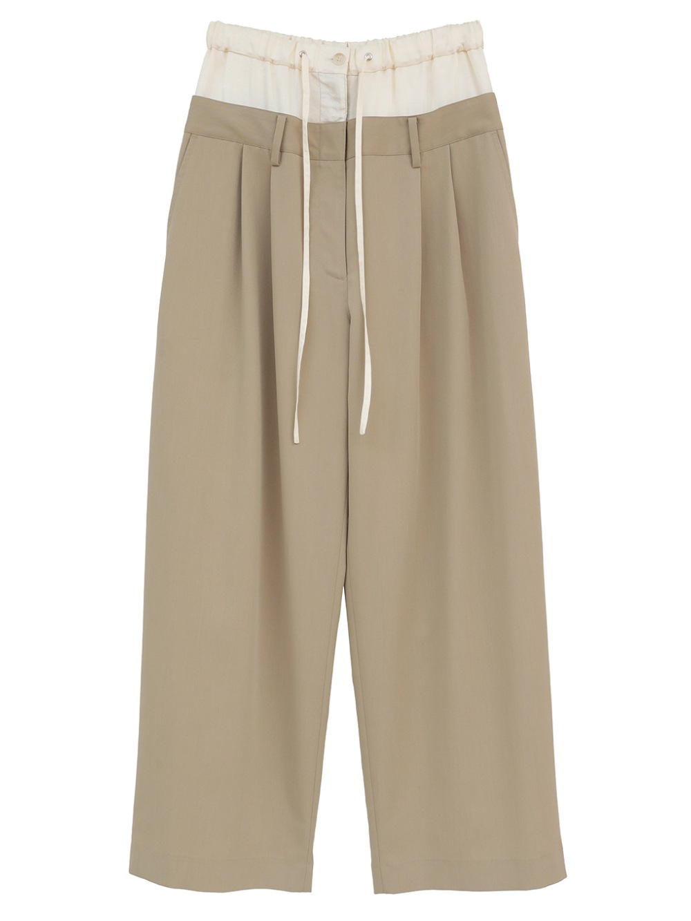 CLANE(クラネ) W WAIST WIDE SLACKS