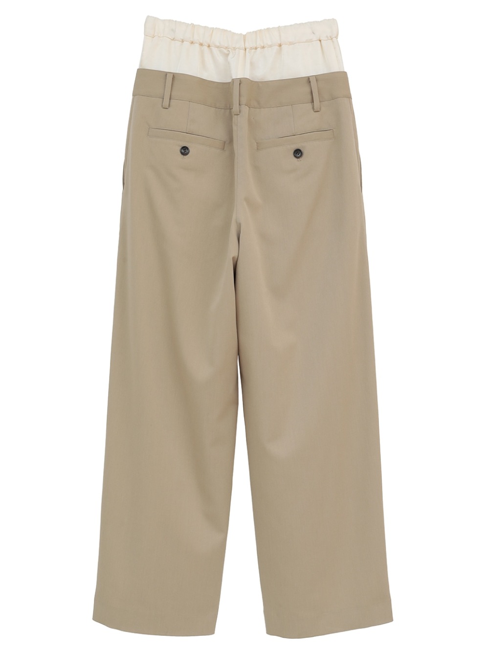 CLANE(クラネ) W WAIST WIDE SLACKS