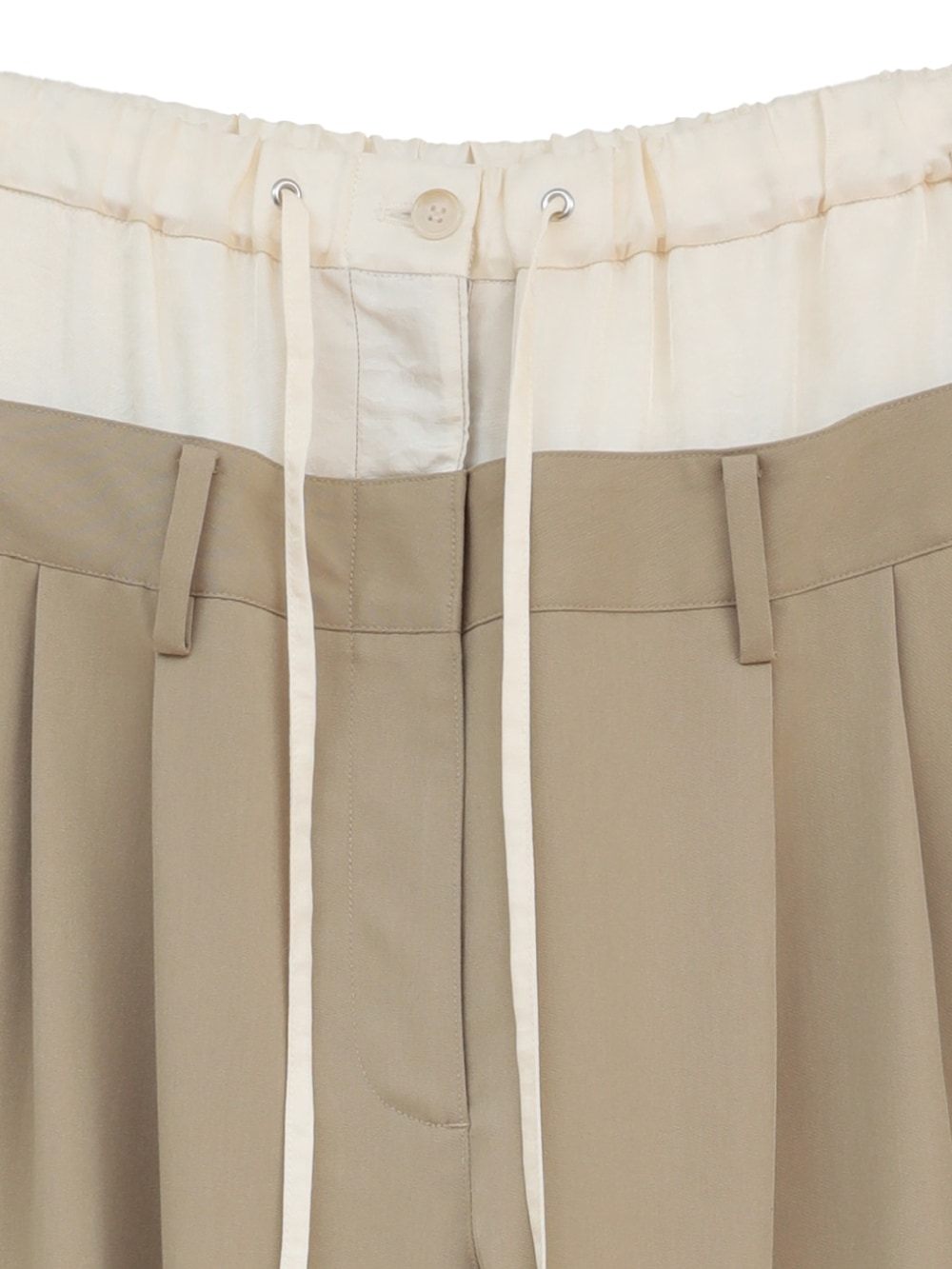 CLANE(クラネ) W WAIST WIDE SLACKS