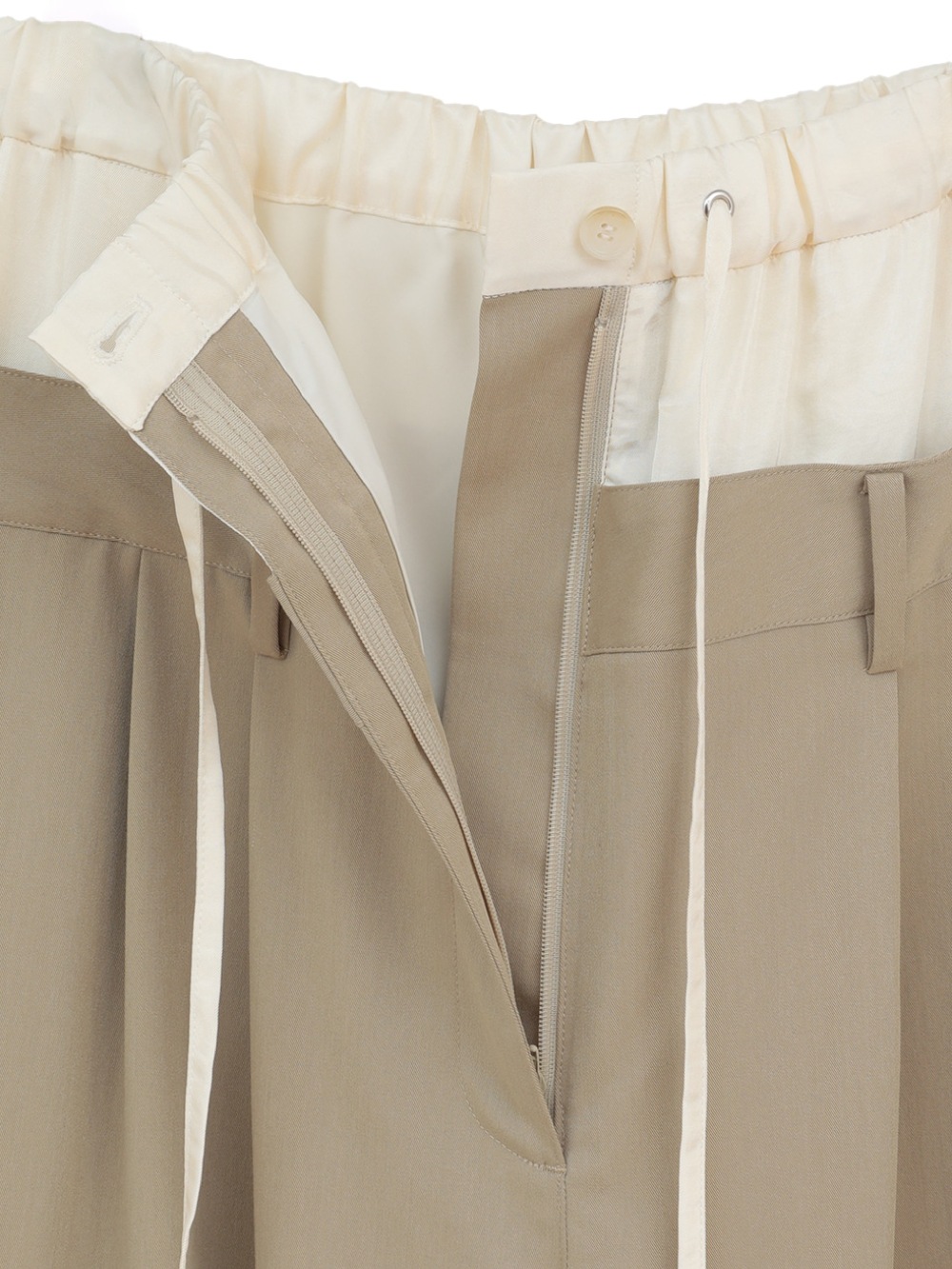 CLANE(クラネ) W WAIST WIDE SLACKS