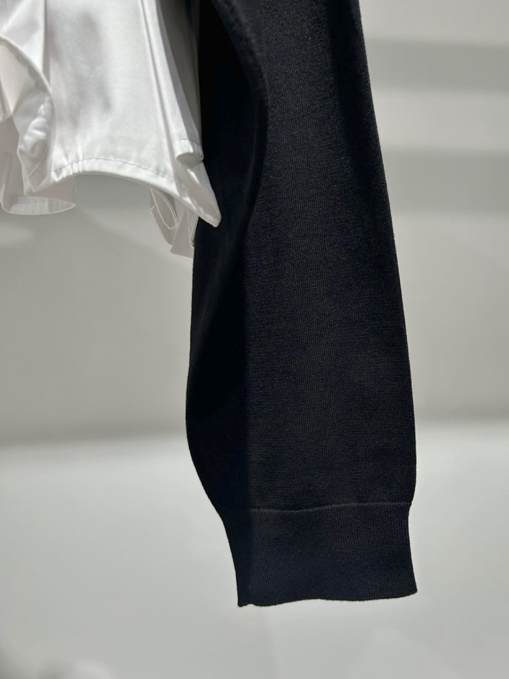 ENFOLD タックネックプルオーバー ブラック 38 ENFOLD(エンフォルド) TACK DOCKING-HEM CARDIGAN - COLDBECK ONLINE