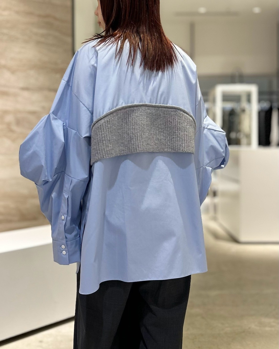 ENFOLD(エンフォルド) KNIT-DOCKING SHIRT - COLDBECK ONLINE（コール