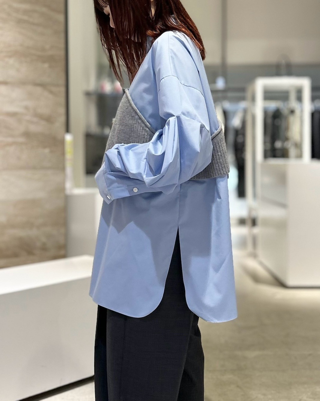 ENFOLD(エンフォルド) KNIT-DOCKING SHIRT - COLDBECK ONLINE（コール