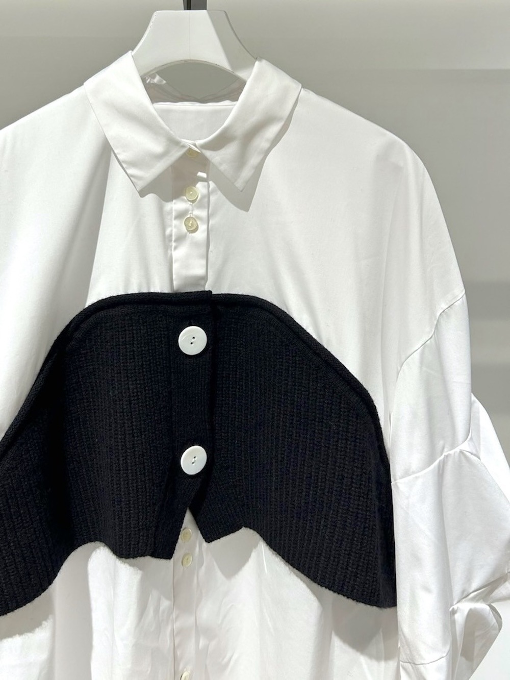 ENFOLD(エンフォルド) KNIT-DOCKING SHIRT - COLDBECK ONLINE（コール