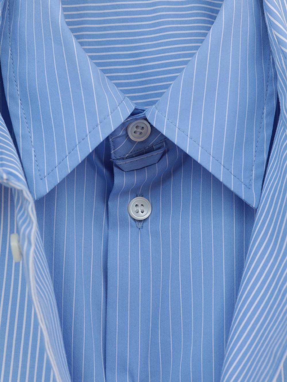 CLANE(クラネ) TWO TONE LAYERED SHIRTS