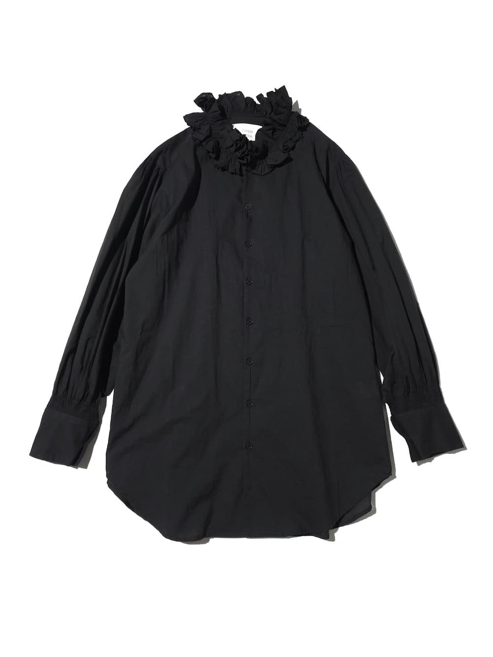 crinkle crinkle crinkle(クリンクルクリンクルクリンクル) cotton frill coller shirts