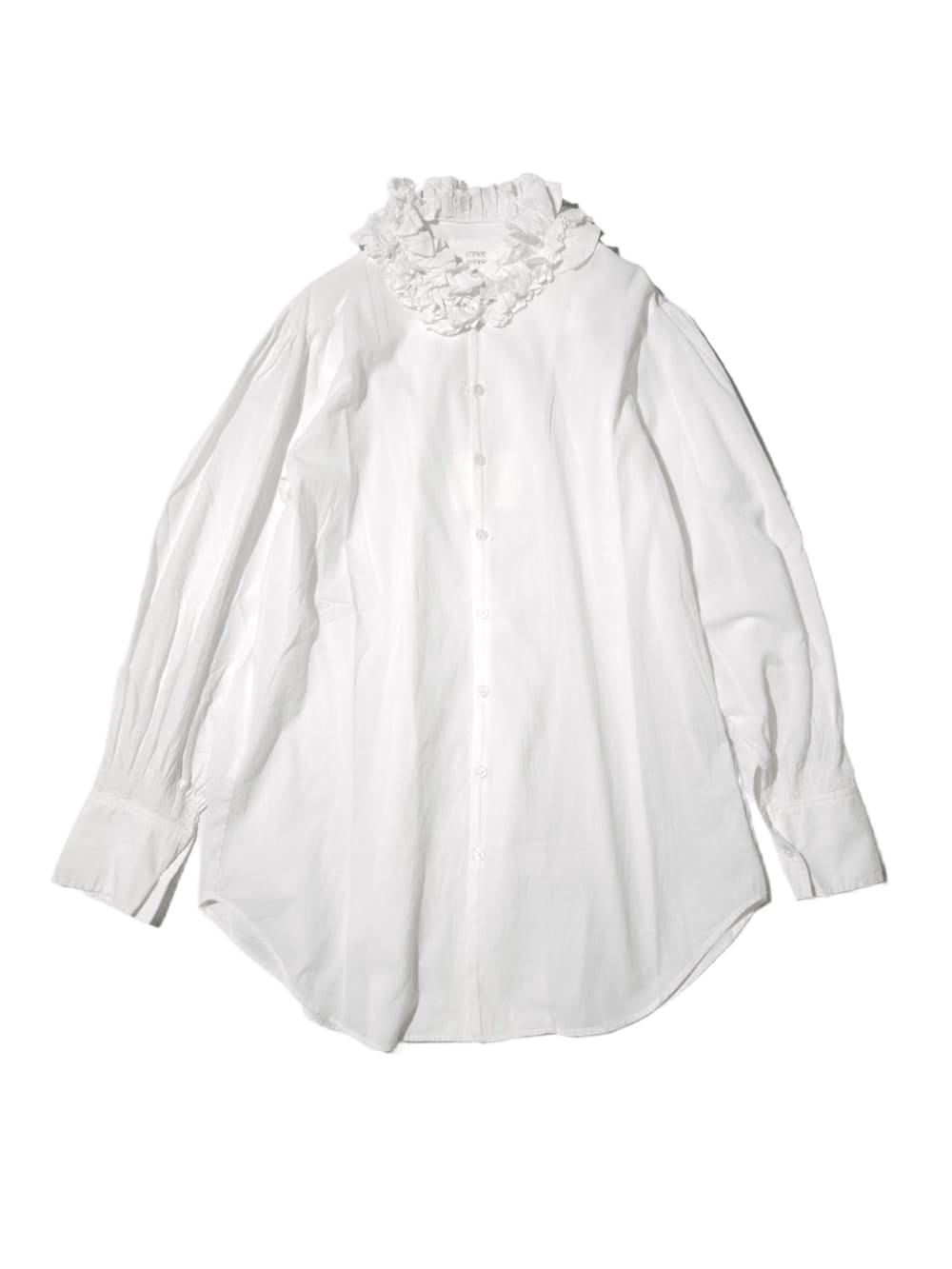 crinkle crinkle crinkle(クリンクルクリンクルクリンクル) cotton frill coller shirts