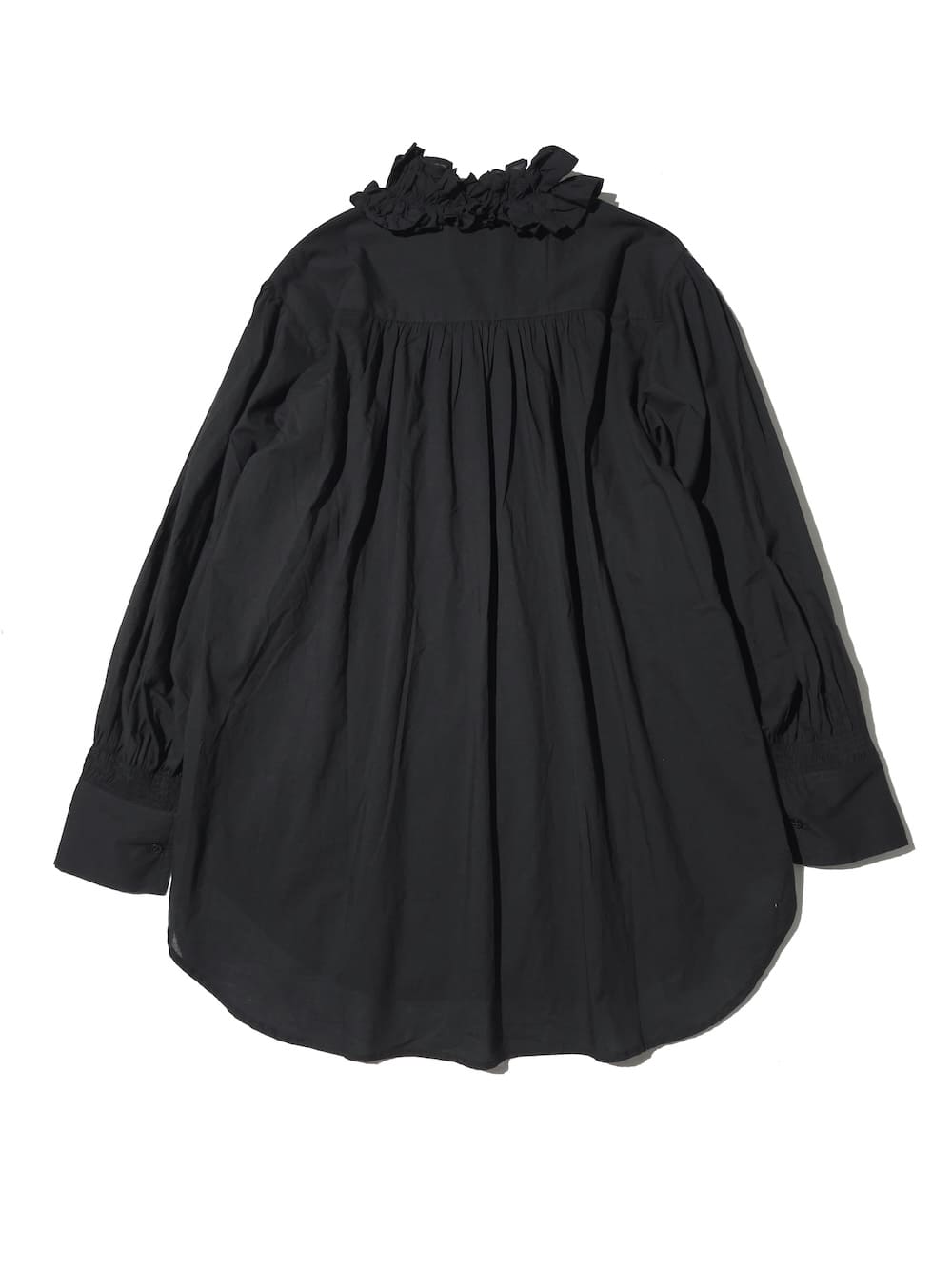 crinkle crinkle crinkle(クリンクルクリンクルクリンクル) cotton frill coller shirts