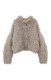 CLANE() SHAGGY SHORT KNIT CARDIGAN