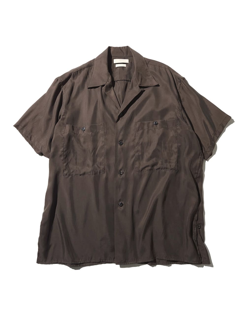 YOKE(ヨーク) CUPRO OPEN COLLAR SHIRTS - COLDBECK ONLINE（コール