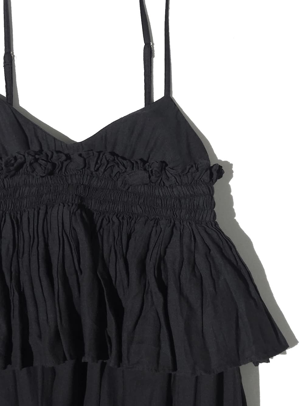 crinkle crinkle crinkle(クリンクルクリンクルクリンクル) embroidery scallop cami dress