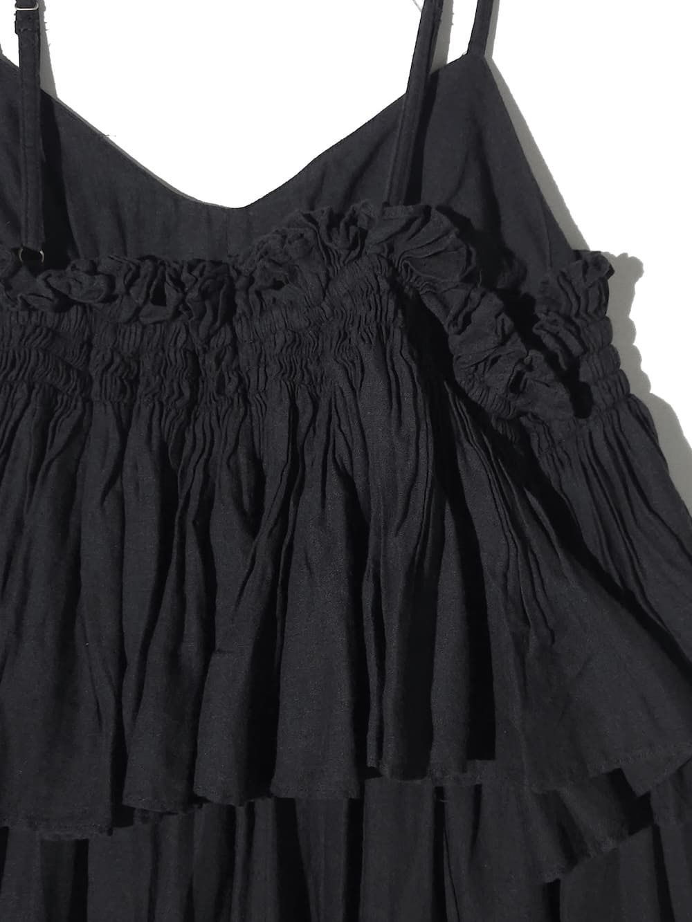 crinkle crinkle crinkle(クリンクルクリンクルクリンクル) embroidery scallop cami dress