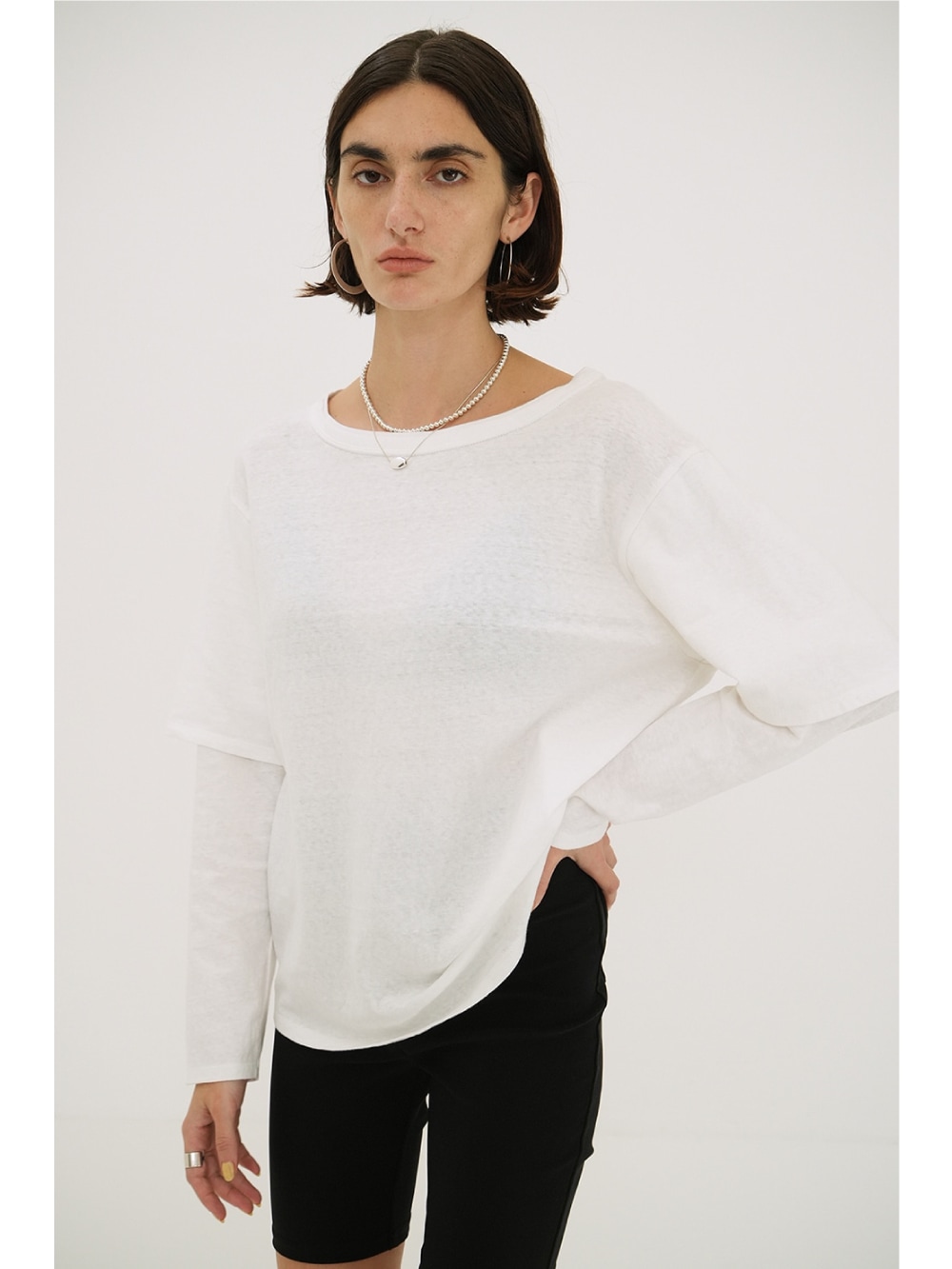 トップス CLANE TEE LAYERED LONGSLEEVE TOPS SALE】CLANE(クラネ) TEE LAYERED LONGSLEEVE TOPS - COLDBECK