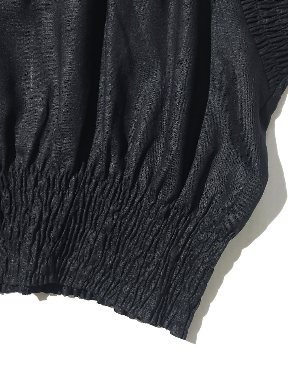 新品未使用　HYKE SHIRRED ブラウス　ハイク25SS リネンカットソー LINEN SHIRRED BLOUSE-リネンシアーブラウス-HYKE（ハイク）通販